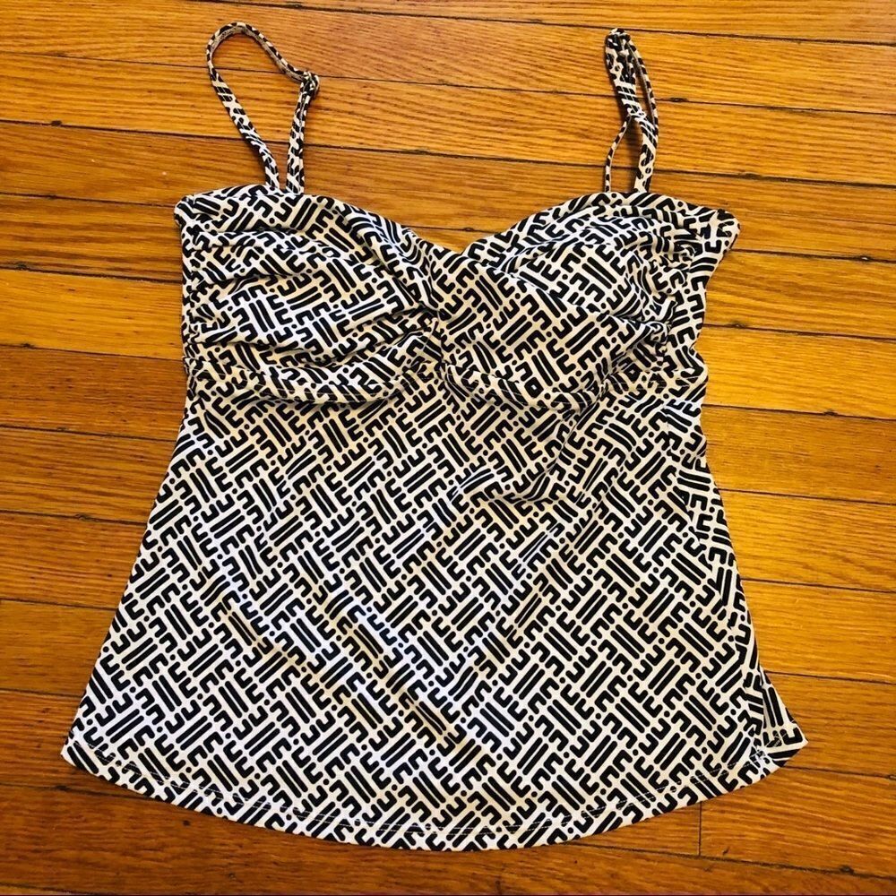 Jantzen Tankini Top Swim Separates size 8 Padded